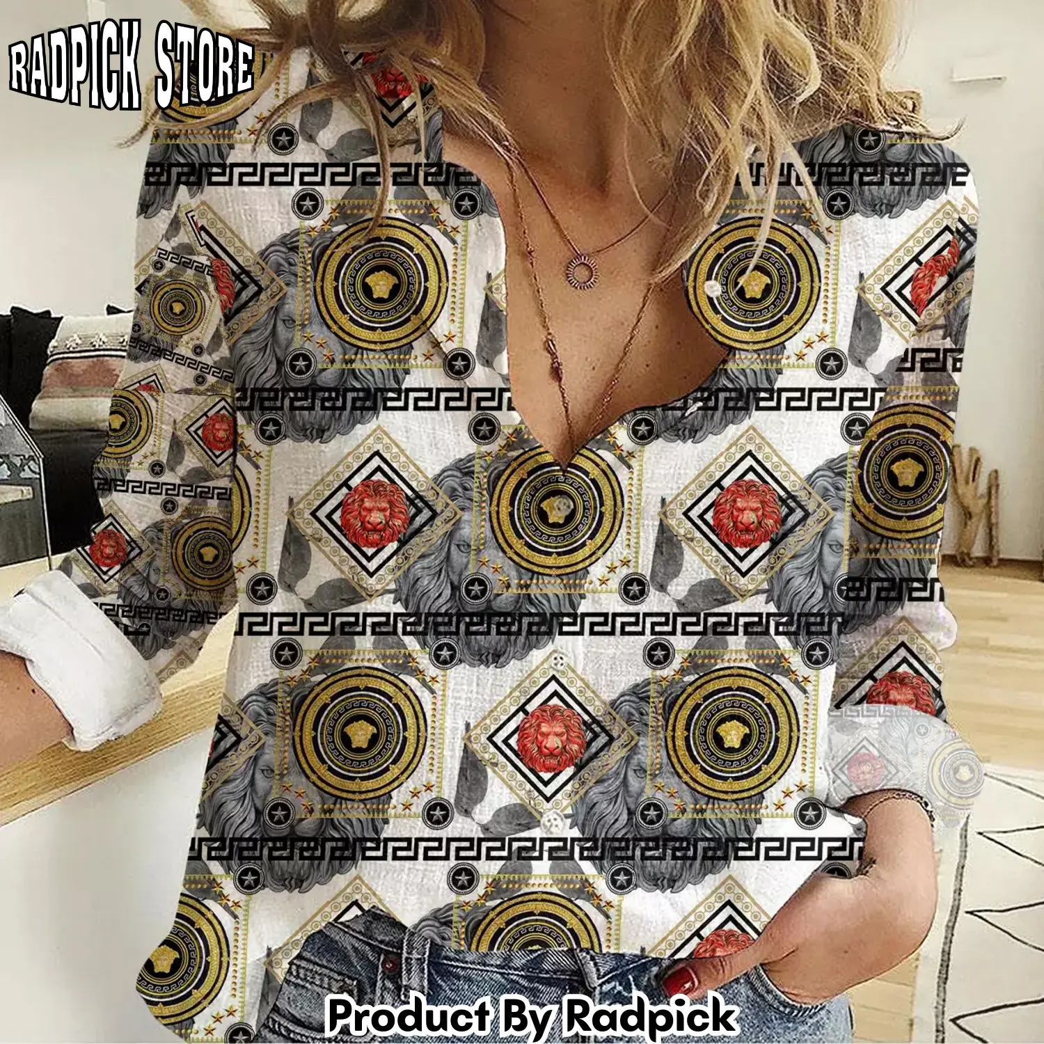 Radpick premium versace women casual shirt rp662219